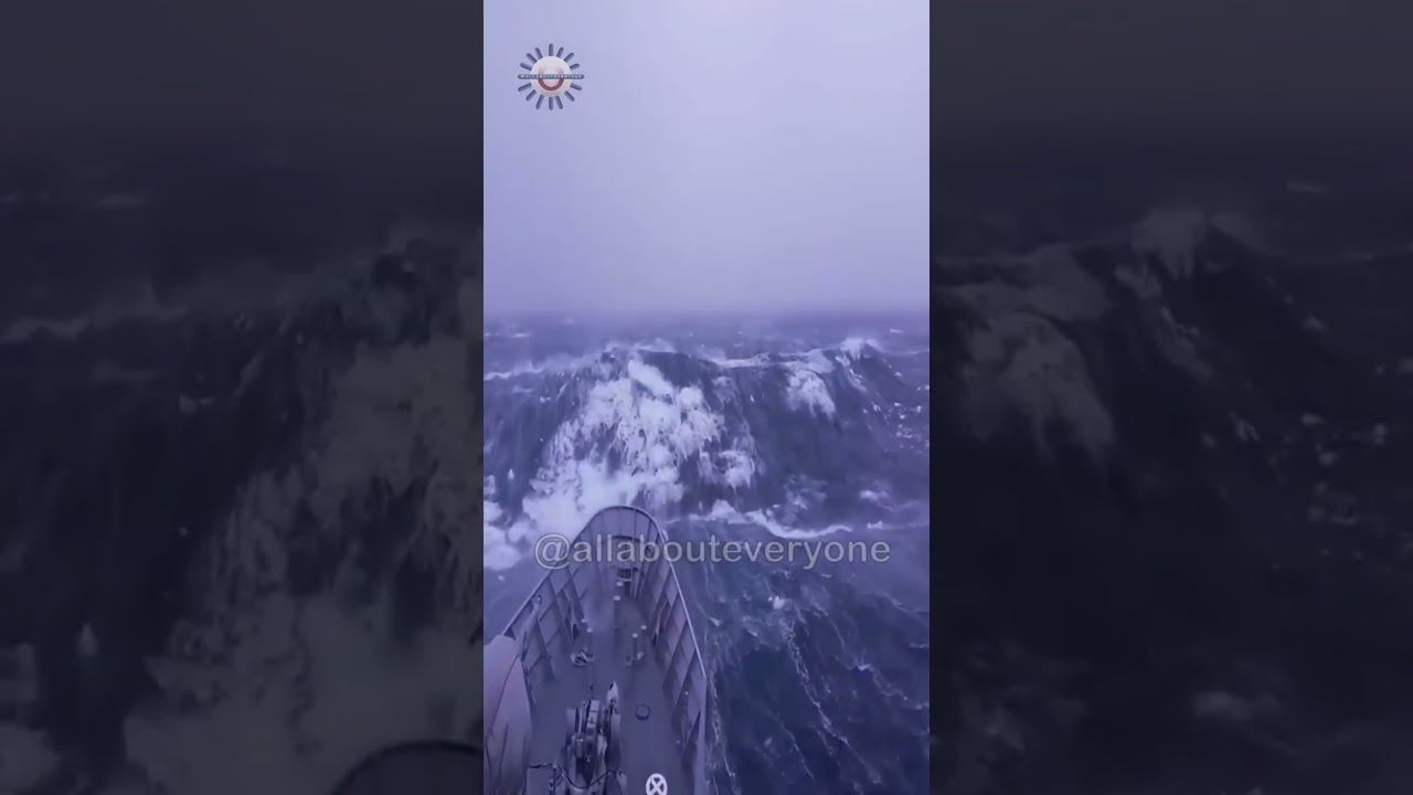 SHIP vs GIANT WAVES! 🌊😱 Will It Survive?! 