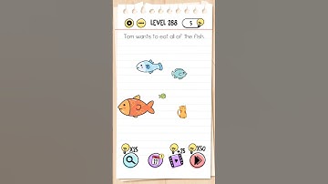 Tom wants to eat all of the fish. || Brain test || Level 288 gameplay