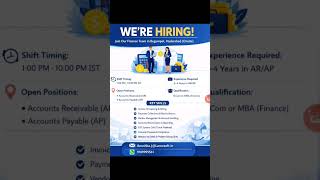 account payables and account receivables openings in hyderabad #jobupdates #job #jobserch