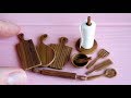 Кухонные принадлежности для куклы. Miniature kitchen utensils. Polymer clay. Tutorial. DIY.