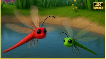 Chị Chuồn Chuồn Ớt - Chú Chim Sâu - Nhạc Thiếu Nhi Sôi Động Cho Bé - Hoạt Hình Thiếu Nhi Chị Ong Mật