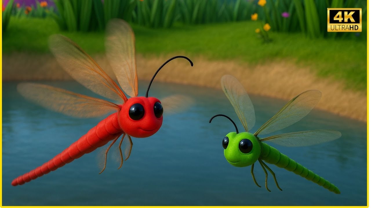 Chị Chuồn Chuồn Ớt - Chú Chim Sâu - Nhạc Thiếu Nhi Sôi Động Cho Bé - Hoạt Hình Thiếu Nhi Chị Ong Mật