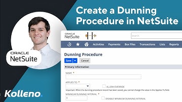 NetSuite Tutorial  |  How To Create a Dunning Procedure in NetSuite