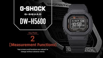 📣Tip2 💪 DW-H5600 G-Shock 3516 G-SQUAD Measurement Functions - Easy Tutorial 🤗