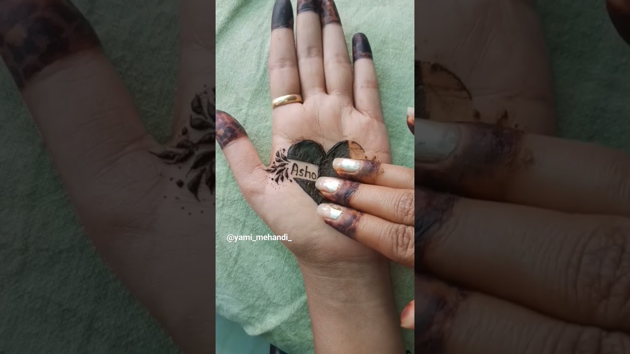 trending viral tap mehandi design❤️ Name mehndi design 