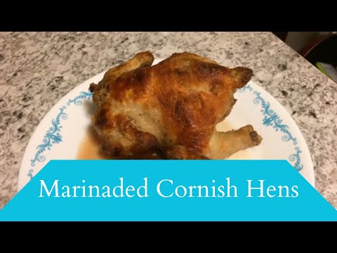Marinated Cornish Hens
