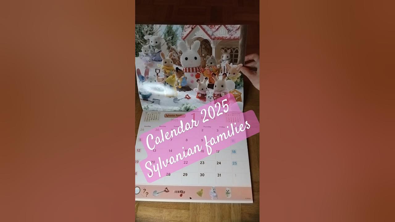 REVEAL calendar / calendrier 2025 des sylvanian families ! YouTube