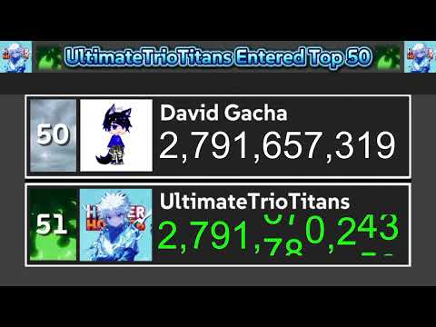 UltimateTrioTitans Entered Top 50 Most HEXZD Subscribers Channels!