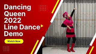 Dancing Queen 2022 Line Dance Demo | Beginner | July 2022 | drg. Rochmani Indrati & Maya Sofia (INA)