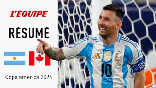 Copa America 2024 - Largentine En Finale Après Sa Victoire Contre Le Canada Grâce À Un Grand Messi
