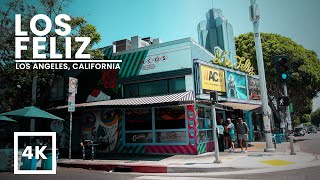 Los Feliz Village Walking Tour | 4K