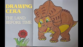 Drawing Cera - Easy and Simple Method | The Land Before Time