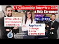 US Citizenship 2026 - Interview Success &amp; Oath Ceremony Same day (A special case)