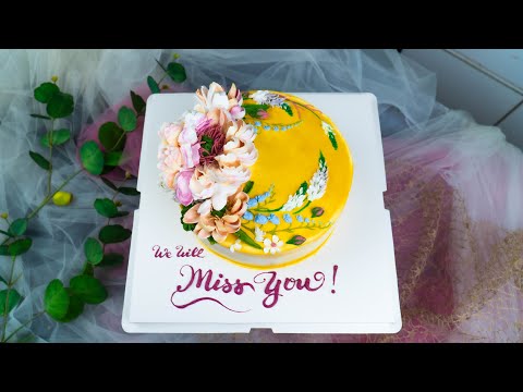 Cch  Trang Tr Chic Bnh Hoa c Bit Cho Tnh Bn  How To Decorate Flower Cake For Best Friend