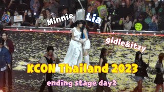 MINNIE (G)I-DLE & ITZY - ENDING STAGE DAY2 (KCON 2023 THAILAND)