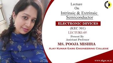 ELECTRONIC DEVICES LECTURE 05 