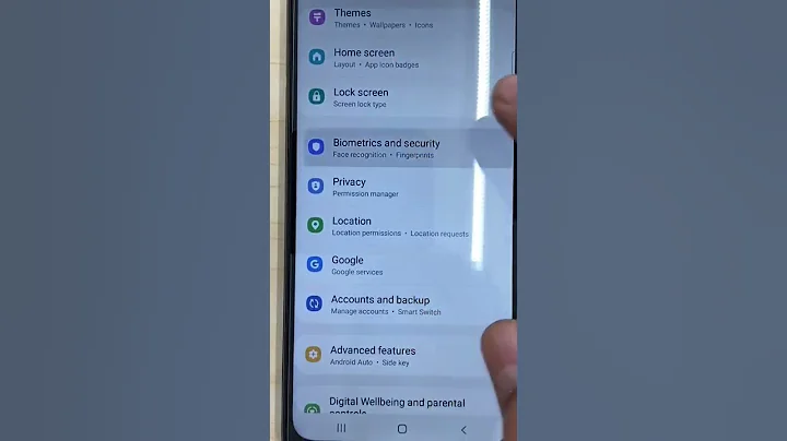 Adding finger print lock on Samsung A32