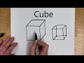 How to draw 3d shapes