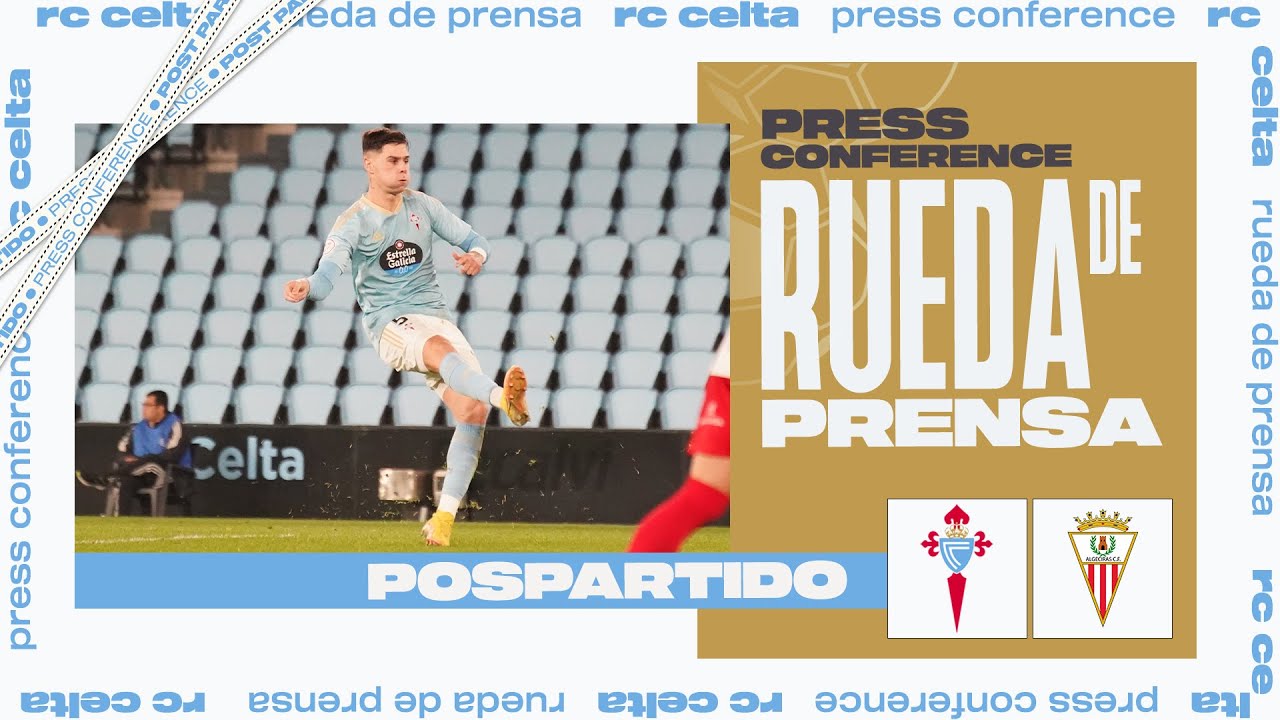 Sergio Barcia, tras el RC Celta B - Algeciras CF (2-2)