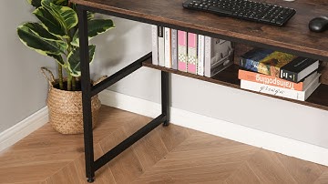 HOMCOM Industrial-Style Office Desk