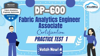 Celebrity DP-600 | Fabric Analytics Engineer Associate | Practice Test 1| Practice Tests by Kloudwizz Profile