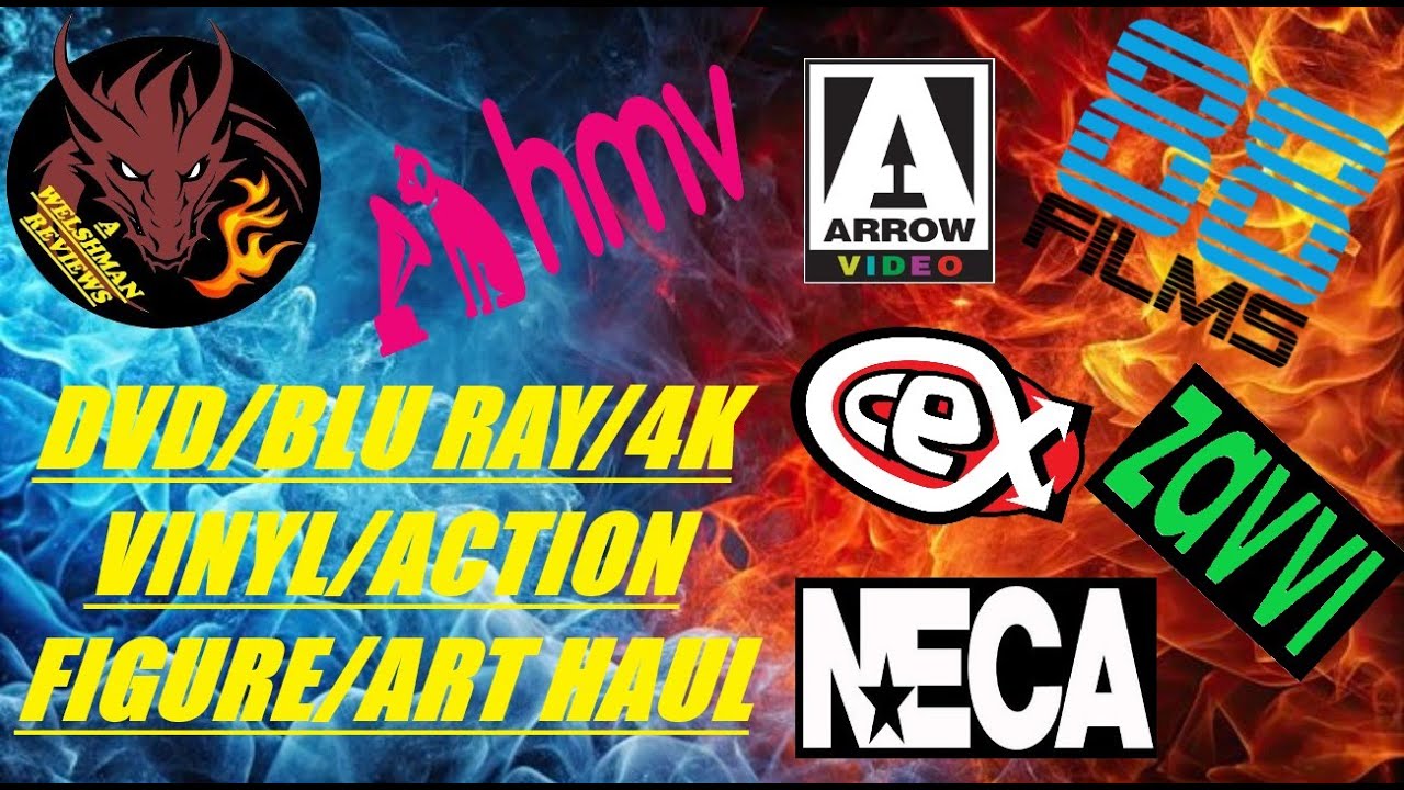 Haul Video DVD/Blu Ray/4K/Vinyl/Action Figures/Art Prints