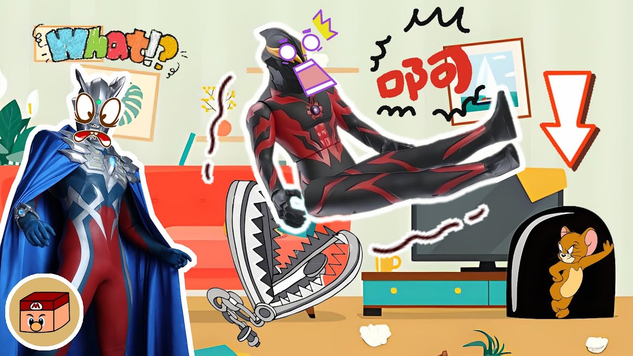 【超級奧特曼】救命~奧特曼家裡全是老鼠！！！#奧特曼 #鹹蛋超人 #貝利亞 #迪迦 #賽羅 #ultraman