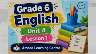 Grade 6/ English/Unit 4/Lesson 1#grade6english 