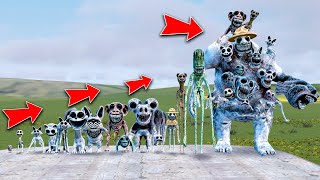 NEW ALL ZOONOMALY MONSTERS SIZE COMPARISON In Garry's Mod!