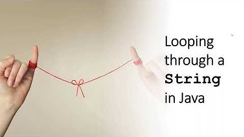 Looping through Strings in Java