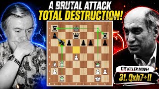 The Most Savage Alekhine Attack Ever Played | Crushing Sacrifice & Checkmate screenshot 4