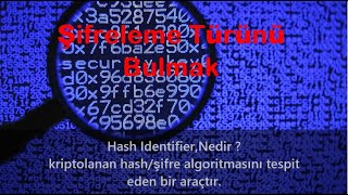 Kali Linux Hash-İdenti̇fi̇er Kullanımı Şifreleme Türlerini Bulma Etik Hack Eğitimlerimiz Başlamıştır