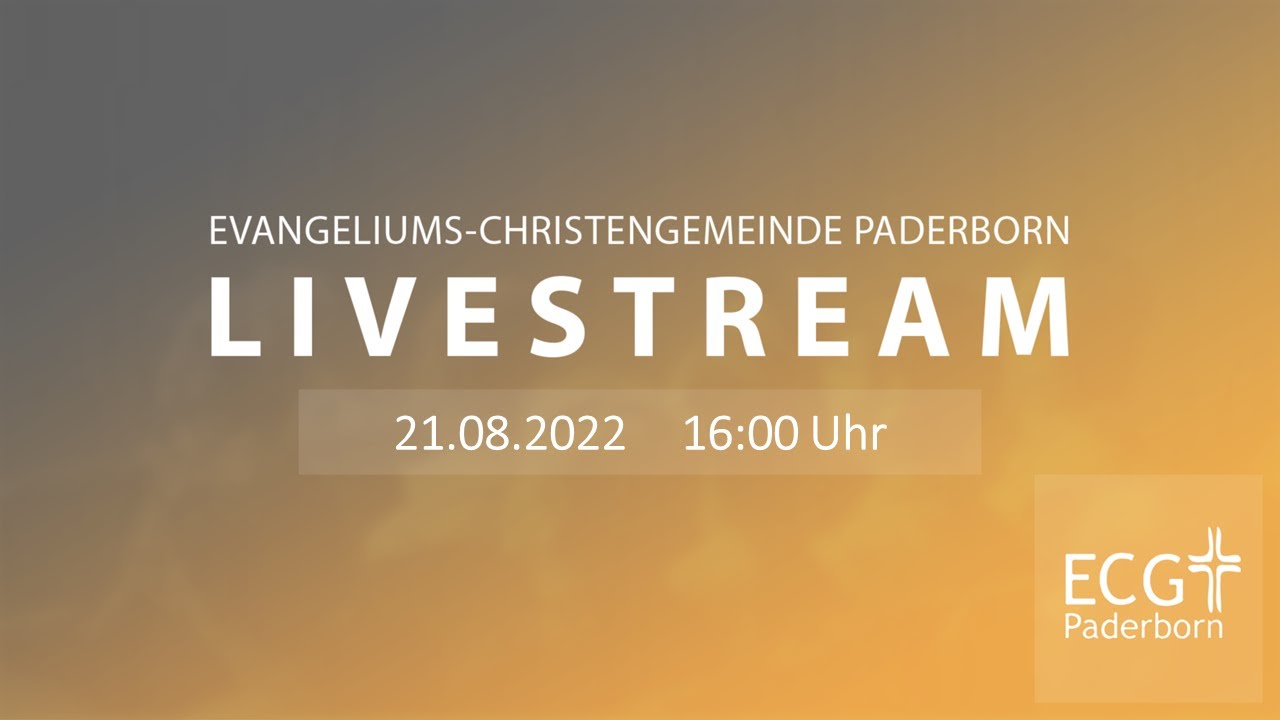 Gottesdienst für Sonntag, den 21.08.2022, 9:30 Uhr