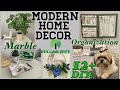 Dollar Tree Modern Style Home Decor |  DIY Marble Room Decor |  Teen room decor & organization