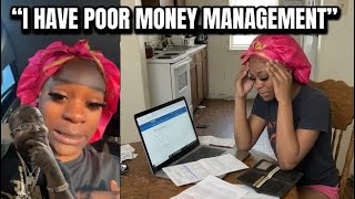 "I have poor money management and keep spending money" Woman has MELTDOWN about mismanaging finances
