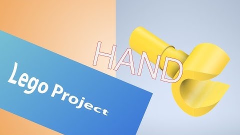How to Create the Lego Mini Figure Hand - Autodesk Inventor
