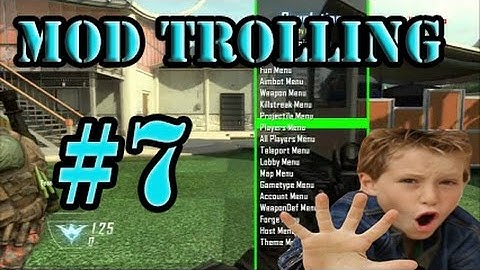 Black ops 2 Mod Trolling #7 "Little Kid Freak Out"