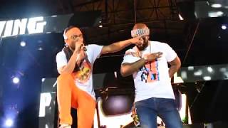 Machel Montano, Bunji Garlin & Skinny Fabulous performing 'Famalay'