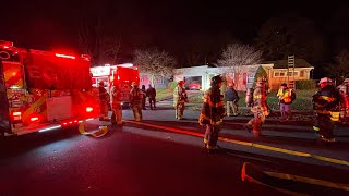 WFD Strikes 2nd Alarm at House Fire, Whitehall, Pa - 12.3.21