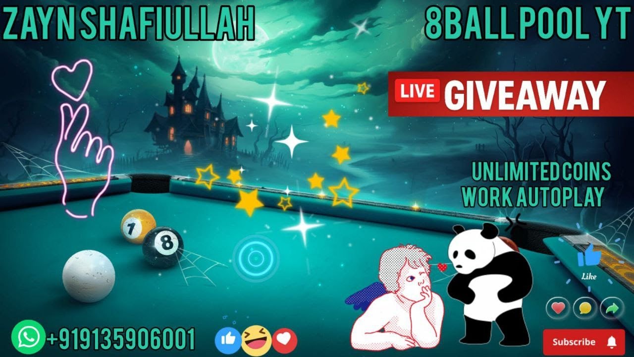 AK Loader 8 Ball Pool Latest Version 500M Coin Transfer 100% Safe Account