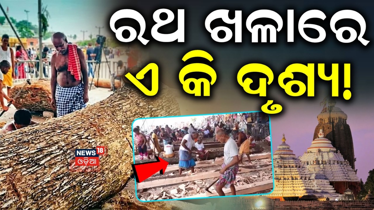ରଥଖଳାରେ ଏ କି ଦୃଶ୍ୟ ! Puri Rathakhala | Rath Construction Rituals | Puri Dham | Jagannath Temple Puri