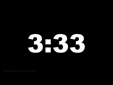 3 minutes 33 seconds [213 secs] clock timer countdown || Alarm Focus