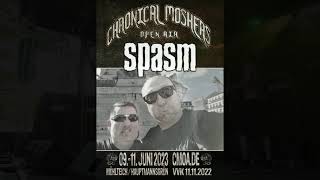 SPASM - We Are Gods Of Sex  live @ Chronical Moshers Open Air 2023