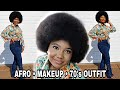 70's Get Ready With Me→CHIT CHAT: BEING 29, FEARS, REGRETS?! AFRO + MAKEUP + 70'S INSPIRED OUTFIT!