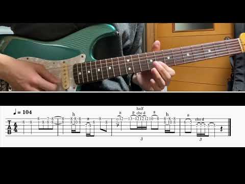 [TAB譜] You Set Me Free(Michelle Branch) Guitar solo [ギター]