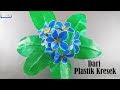 Bunga Primrose Blue dari Plastik Kresek | Making Flowers Very Easy
