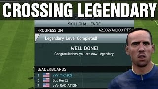 FIFA 14 Crossing Skill Game Tutorial (How to) |  Legendary Score (Tips & Tricks) - Early Cross