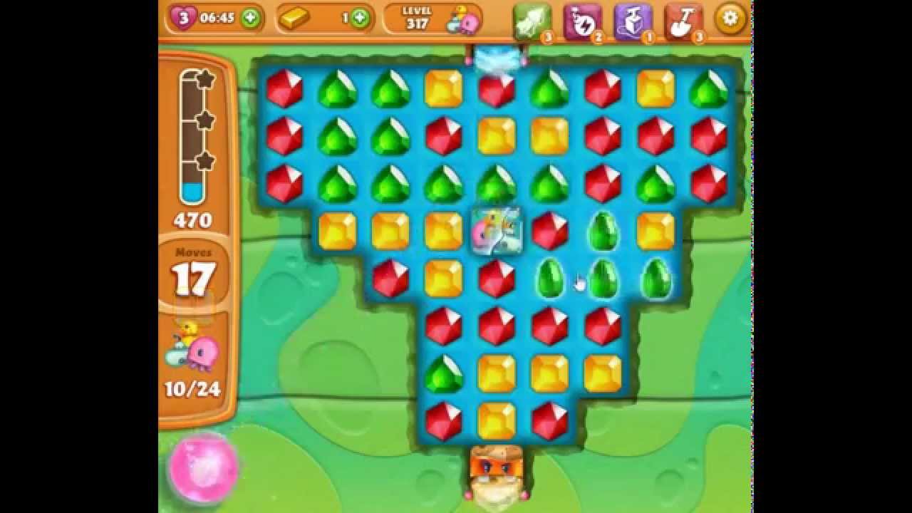 Diamond Digger Saga level 317 no boosters 😈