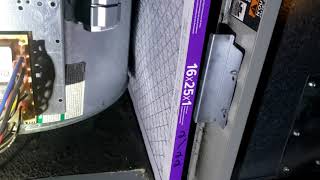 Trane XR90 AC Heat Furnace Filter How to Remove and Replace ,Change DIY Replace Every 6 Months Net Worth