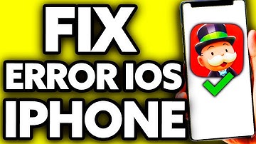 How To Fix Monopoly GO Error IOS IPhone (2025)
